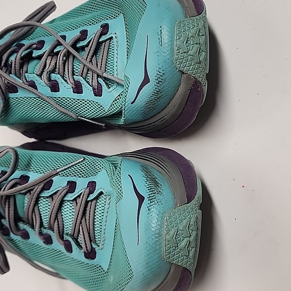 HOKA ONE ONE time to fly green purple sz 8.5 Challenger ATA 4 running shoes. - Picture 8 of 8